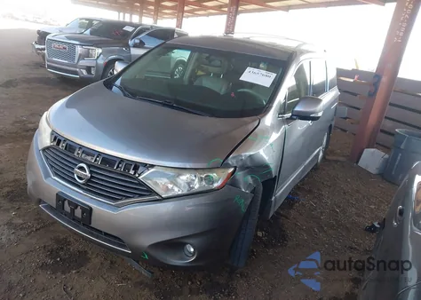 2012 Nissan Quest Sl z USA, uszkodzony, nr VIN JN8AE2KP1C9047330
